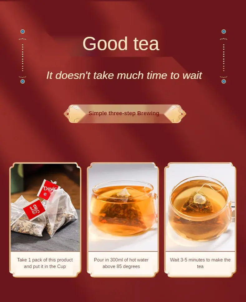 Tea brewing instructions for slimming tea and herbal tea health benefits