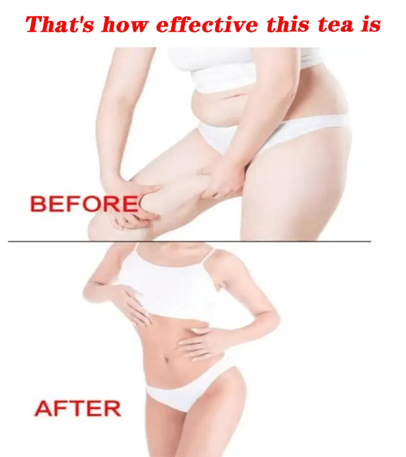 Slimming tea advertisement for herbal tea health and health-enhancing herbal tea products