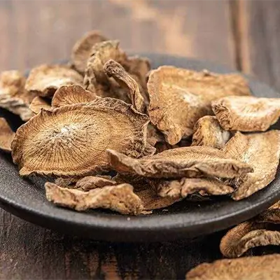 Dried sliced burdock root for liver detox and abdominal fat reduction in Vital Tea