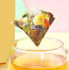 Pyramid tea bag for Liver Detox with Chrysanthemum Cassia Seed Herbal Tea