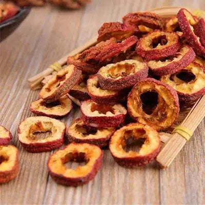 Dried hawthorn slices with hovenia dulcis thunb, tangerine peel, and volatile oils in herbal tea