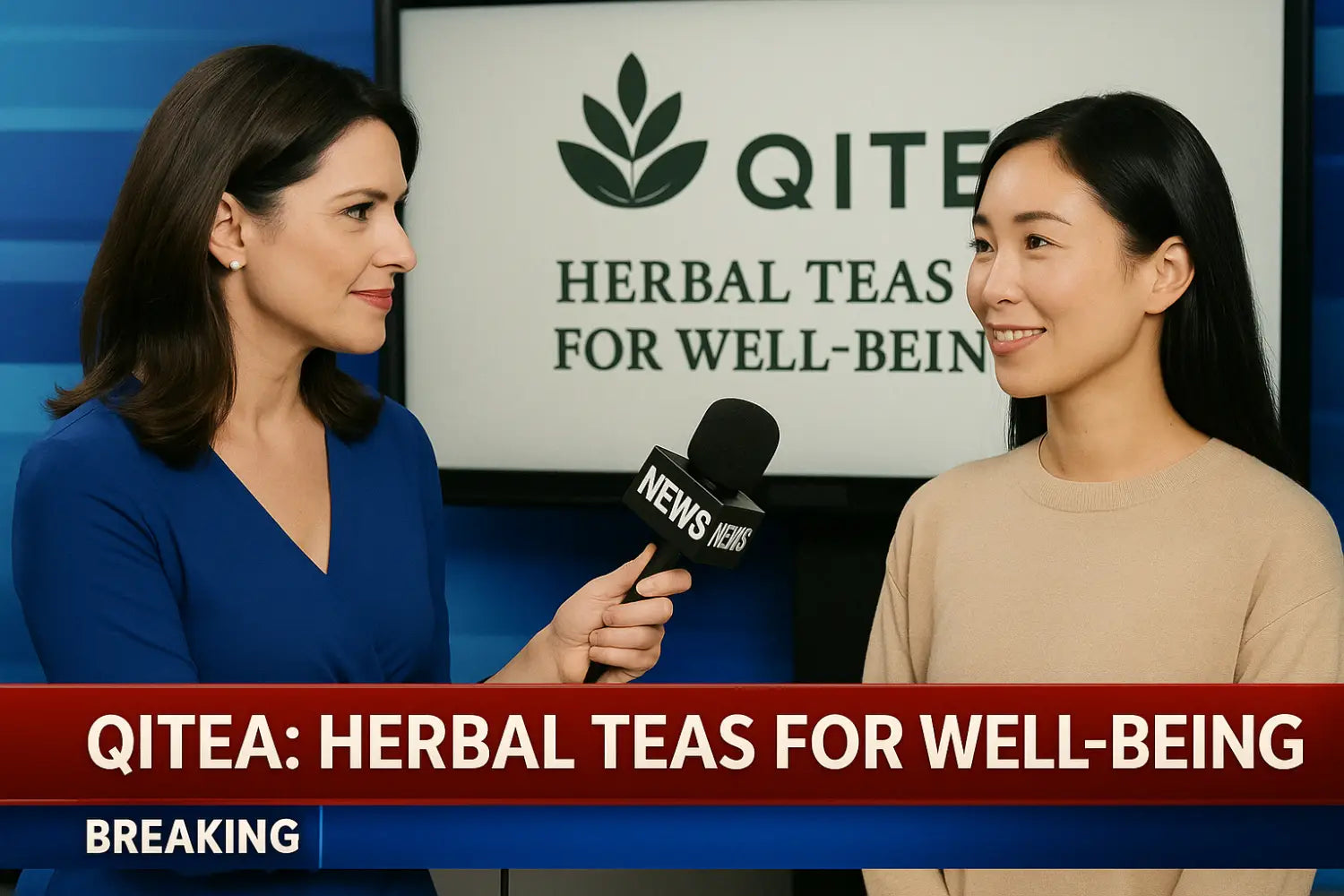 News interview about traditional herbal medicine and modern nutrition with health consultants