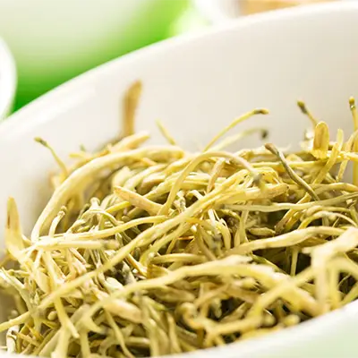 Dried honeysuckle buds for Liver Detox Herbal Tea to boost liver health and reduce abdominal fat